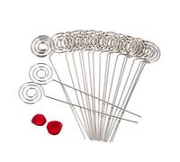 Clips Metálicos para Tarjetas y Fotos, 50 Piezas, Soporte para Memo y Notas, Metal, para Oficina y Manualidades