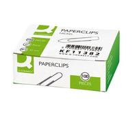 Clips Niquelados Q-Connect N 1 Picos 20 Mm Punta Caja De 100 Unidades