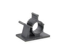 Clips organizadores de cables autoadhesivos, gestión escritorio ajustable, abrazadera línea enrolladora USB, soporte adhesivo, color negro, 100 Uds(2225 100pcs)