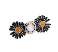 Clips Para Ajustar La Cintura 6 piezas de tensores cintura desmontables con forma flor perla, hebillas sin costura for pantalones vaqueros sueltos(Color 04)