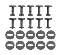 Clips para alfombrillas de suelo, compatibles con la serie BMWE39, cierres de bloqueo de plástico con arandelas, repuesto OEM 51471881521 8211941019191, paquete de 10