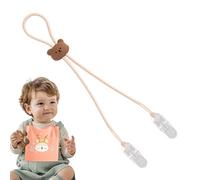 Clips Para Babero - Cordón Ajustable De Silicona Para Servilletero | Cadena Flexible Con Clip Para Babero Para Alimentación Y Protección Del Comedor Del Bebé | Correa Protectora De Ropa Para Uso A La