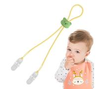 Clips Para Babero - Cordón Ajustable De Silicona Para Servilletero | Cadena Flexible Con Clip Para Babero Para Alimentación Y Protección Del Comedor Del Bebé | Correa Protectora De Ropa Para Uso A La