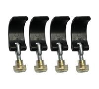 Clips Para Bastones De Trekking - ABS, 5,6 X 1,7 X 1,3 Cm Cierre De Repuesto Para Bloqueo De Poste | Abrazadera Para Bastón De Trekking Al Aire Libre, Montañismo, Senderismo, Mochilero, Suministros Pa