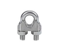 clips para cable, 5 abrazaderas de acero inoxidable tipo U M2, M3, M4, M5, M6, M8, M10 for pernos cable y accesorios aparejo(M10)