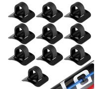 Clips para cable de bicicleta, 10 juegos de abrazaderas robustas con base de aleación, accesorios multifuncionales para bicicleta de montaña, con cinta adhesiva de doble cara para freno de bicicleta