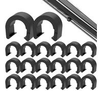 Clips para Cable de Freno de Bicicleta,20 Unidades Plegables Resistentes Al Clima,Clips Guía para de Cable de Freno y Cambio | Para Mantenimiento Y Reparación De Cambios Para Y Carretera
