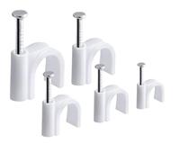 Clips para cables con clavos de acero, Abrazaderas de cable con clip de alambre de clavo de acero 4,5,6,8,10 mm(6mm)