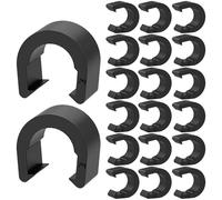 Clips Para Cables De Bici - 20 Piezas Resistente al Clima para Reparación Rápida | Clips Guía para de Cable de Freno y Cambio - Uso En Bicicleta De Montaña Y Carretera Plegable, Equipo Exterior, Mante