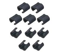 Clips para cables de bicicleta, juego de 10 fundas de freno con guía de manguera, clips organizadores para fijación de cables para bicicletas, deportes al aire libre y paseos en bicicleta