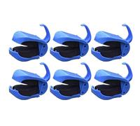 Clips para Caña De Pescar - 6 Piezas De Aparejos De Multifuncionales Reutilizables Antideslizantes | Lazos para Cañas De Pescar | ABS, 4,5x3x1,5 Cm, 80g, para Agua Dulce, Agua De Mar, Río, Lago,