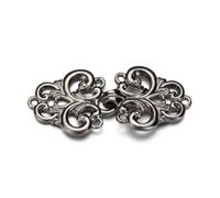 Clips Para CáRdigan Con Chal 3 uds Retro aleación suéter blusa Pin moda cárdigan Clip costura encanto joyería accesorios de broche for chal para Camisa(2-Gun Black)