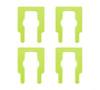 Clips para cesta de lavavajillas Miele, 4 unidades para fijación PLA (verde | Juego de 4 piezas, de resistente para pla, colores coloridos, fácil montaje, agarre seguro de la cesta