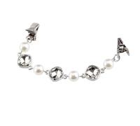 Clips Para Chales Y CáRdigans 2 broches flexibles con cuentas y perlas for cuello de cárdigan o ropa(Color-02)