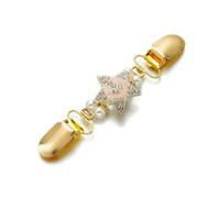 Clips Para Chales Y CáRdigans 3 clips for cárdigan, suéter o chal. Sujetadores de metal dorado for cuello. Accesorios for ligas. Ideales for regalar(Color-08)