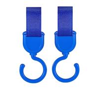 Clips para cochecito, ganchos para cochecito para bolsos - 2 uds gancho organizador giratorio accesorios para cochecito,Gancho organizador para cochecito, práctico colgador multiusos para bolsa de mam