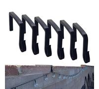Clips para colgar luces - Ganchos para exteriores, perchas de utilidad, de patio, techo, pérgola, toldo, montaje de corona de jardín, instalación ideal de luces de de temporada para patio