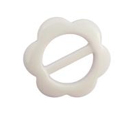 Clips para corbata de camiseta, Paquete de 10 hebillas resina con forma flor for bufanda y camiseta, multicolor, 25 mm 30(6,Inner 25mm 10pcs)