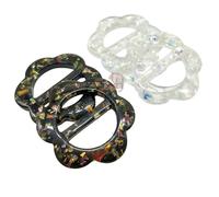 Clips para corbata de camiseta, Paquete de 20 clips redondos resina multicolor con forma flor 30 mm for cinturón y camiseta, ideales for decorar pañuelos seda camisetas(Mix)