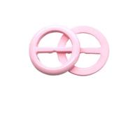 Clips para corbata de camiseta, Paquete de 20 hebillas multicolor resina for bufanda y camiseta for mujer, en varios tamaños(Pure Color Pink,30mm 20PCS)