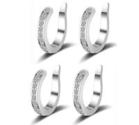 Clips para correctores de oídos, clip corrector de orejas ajustable sin perforación, puño ajustable para cartílago para posicionamiento de orejas, clips elegantes y cómodos para mujeres y hombres