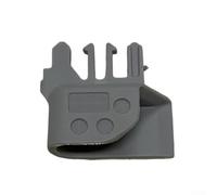 Clips para cubierta de maletero 8W9868953 8W9868954 para Q7 para A4 S4 para ALLROAD, par de clips de fijación para riel deslizante para estante trasero de paquete (gris derecho)