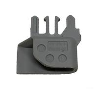 Clips para cubierta de maletero 8W9868953 8W9868954 para Q7 para A4 S4 para ALLROAD, par de clips de fijación de riel deslizante para estante trasero de paquete (gris izquierda)