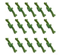 Clips para doblar ramitas, paquete de 15, herramientas de entrenamiento ajustables para ramas de jardín para dar forma a árboles frutales y bonsái, control de ángulo de 100-135°, plástico resistente a