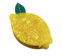 Clips para el cabello para cabello grueso: abrazaderas en forma de fruta de limón para niñas, accesorios para el cabello para viajes de negocios | Piscina, playa, ducha, viajes, celebración de la boda