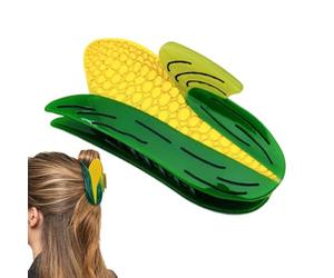 Clips para el cabello para cabello grueso: barras de cabello en forma de fruta en forma de limón para niñas - Presos para el cabello de la mandíbula para viajar, viajes de negocios, los hace
