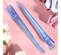 Clips para el Cabello para Peinado, Alfiler de Peinado Profesional, Talla 4.5in 10pcs Patado de Pato Partition Clip para Peluquería y Barbería Uso (BLUE)