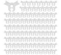 Clips para entrenamiento de plantas para soporte de ramas de bajo estrés, 90 grados para dobladoras de tallo de plantas que ofrecen estabilidad y control preciso del crecimiento (blanco)