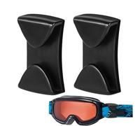 Clips Para Gafas De Esquí - 2 Soportes De Gafas Ajustables | Sujetadores De Correa De Casco Antideslizante De PP - Accesorios De Deportes De Invierno | Ideal Para Asegurar Gafas Durante L