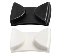 Clips para gafas de esquí, sujetadores portátiles para correa de casco, retenedores de gafas de nieve antipérdida para embarque, soportes de gafas de ABS para exteriores, paquete de equipo de viaje de