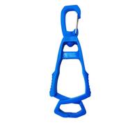 Clips para guantes, con abrazadera antideslizante multifuncional, 4.2 x 1.4 pulgadas, soporte protector para cinturón, cierre de guante ligero, diseño de bloqueo , para bomberos, deportes