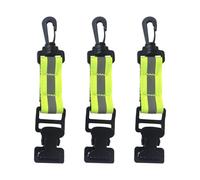 Clips Para Guantes De 3 Piezas, Clips Para Guantes De Bombero, Clips Para Guantes Con Correas De Nailon Reflectantes, Clips Para Guantes De Trabajo Para Deportes Al Aire Libre