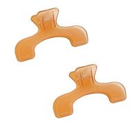 Clips para libros, portapáginas portátil para lectura manos libres, manuscritos, notas, libros, abrazaderas de fijación de páginas, paquete de 2 [naranja esmerilado]