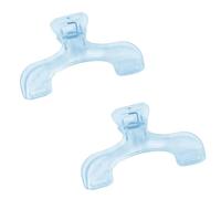 Clips para libros, portapáginas portátil para lectura manos libres, manuscritos, notas, libros, abrazaderas de fijación de páginas, paquete de 2 unidades [azul esmerilado]