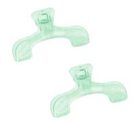 Clips para libros, portapáginas portátil para lectura manos libres, manuscritos, notas, libros, abrazaderas de fijación de páginas, paquete de 2 [verde esmerilado]