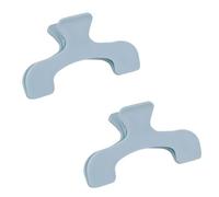 Clips para libros, portapáginas portátil para lectura manos libres, manuscritos, notas, libros, abrazaderas de fijación de páginas, paquete de 2 unidades [azul pastel]