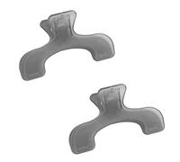 Clips para libros, portapáginas portátil para lectura manos libres, manuscritos, notas, libros, abrazaderas de fijación de páginas, paquete de 2 [negro esmerilado]