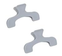 Clips para libros, portapáginas portátil para lectura manos libres, manuscritos, notas, libros, abrazaderas de fijación de páginas, paquete de 2 [gris pastel]