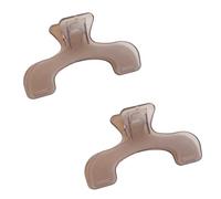 Clips para libros, portapáginas portátil para lectura manos libres, manuscritos, notas, libros, abrazaderas de fijación de páginas, paquete de 2 [marrón esmerilado]