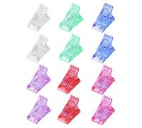 Clips Para Manicura De 12 Piezas, Clips Para Fijación De Uñas, Ayudas Para Manicura, Clips De Plástico Para Uñas, Accesorios Para Uñas