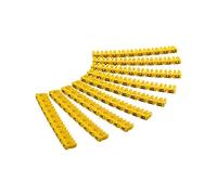 Clips para marcar Cables Goobay 0-9" por diámetro, de Colores Amarillo 2,5 mm