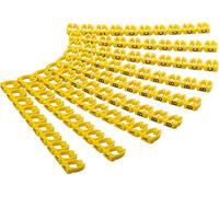 Clips para marcar Cables Goobay 0-9" por diámetro, de Colores Amarillo 6,0 mm