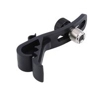 Clips para micrófono de tambor a prueba de golpes, soporte de micrófono ajustable para soporte de micrófono, abrazadera de micrófono estándar, clip de tambor