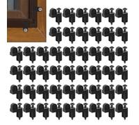 Clips para mosquiteras | 48 piezas de 9,5 mm clips de repuesto para paneles de puerta - de retención para pantallas | para salón, dormitorio, oficina, apartamento