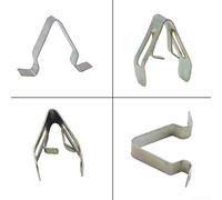 Clips para panel de instrumentos y remaches de metal, 40 piezas para fijación segura del panel de instrumentos, puertas, maletero y marco