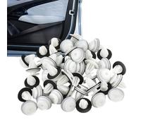 Clips para paneles de puertas - Clips de retención para automóviles - 50 sujetadores multifuncionales resistentes al desgaste | Remaches para paneles de molduras de puertas de automóviles | Pasadores